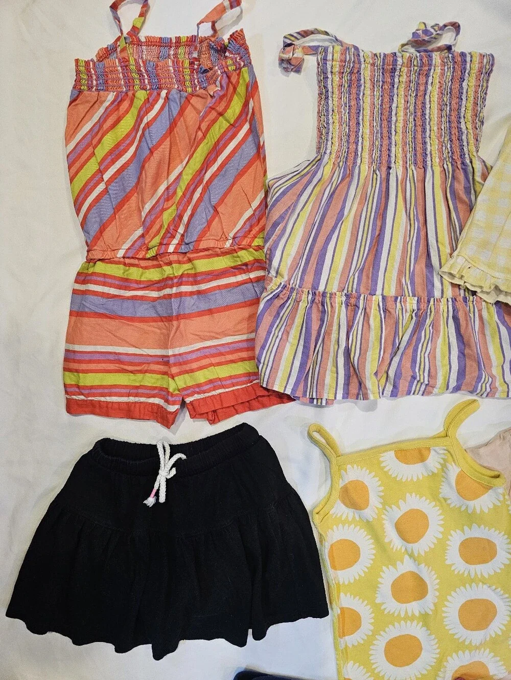 Set Of Girls Summer Clothes- 5T And 5/6
